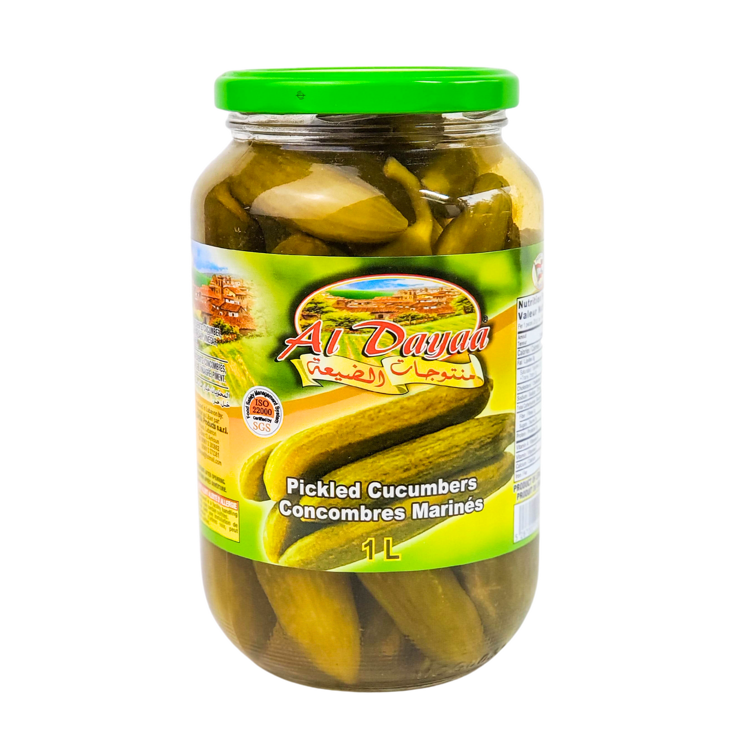 Al Dayaa Pickled Cucumbers in Brine 1L