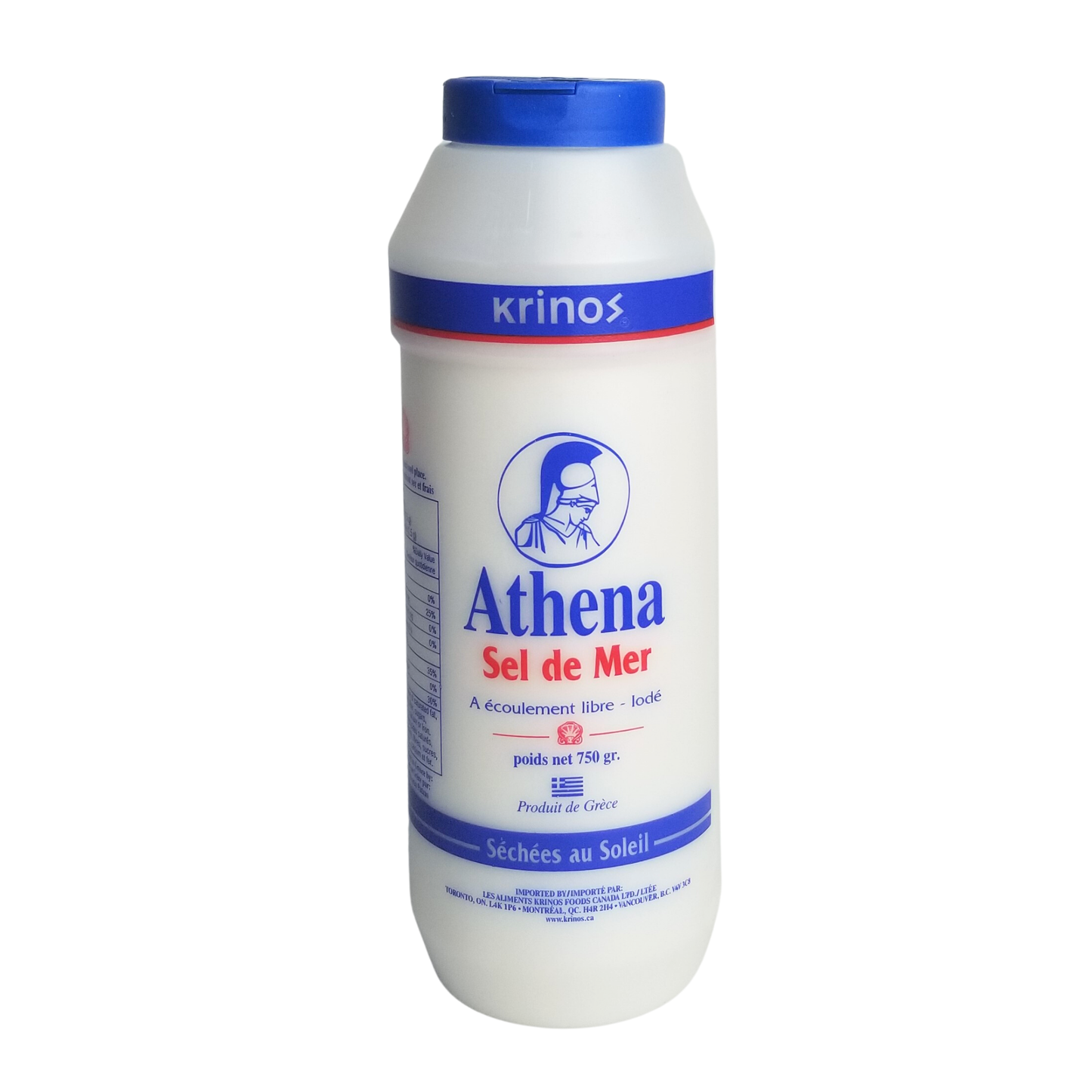 Krinos Athena Sea Salt Free Flowing-Iodized 750g