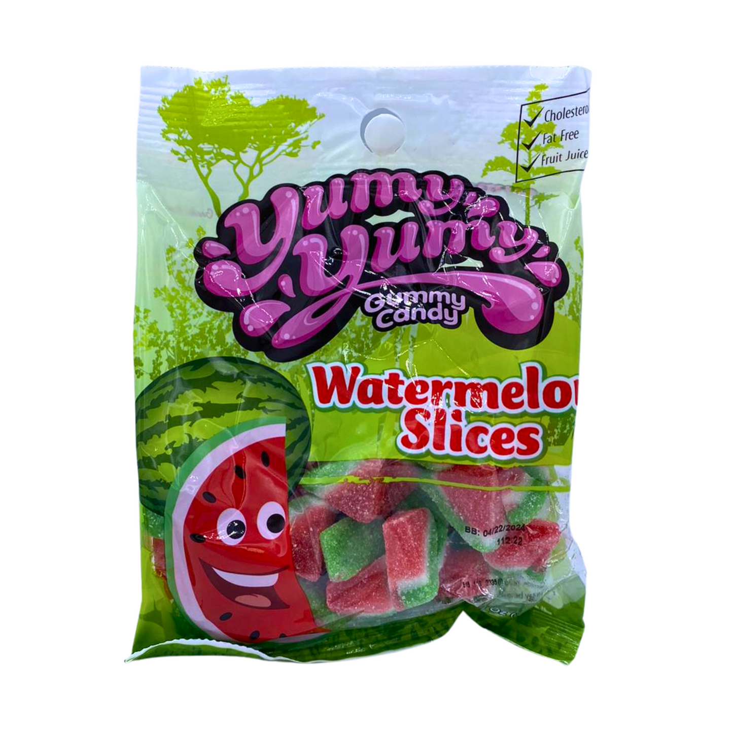 Yumy Gummy Candy Watermelon Slices