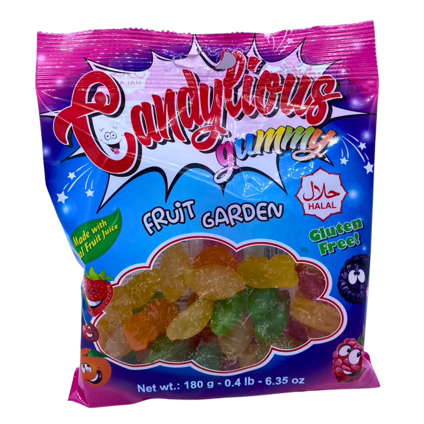 Candylicous Gummy Fruit Garden 180g