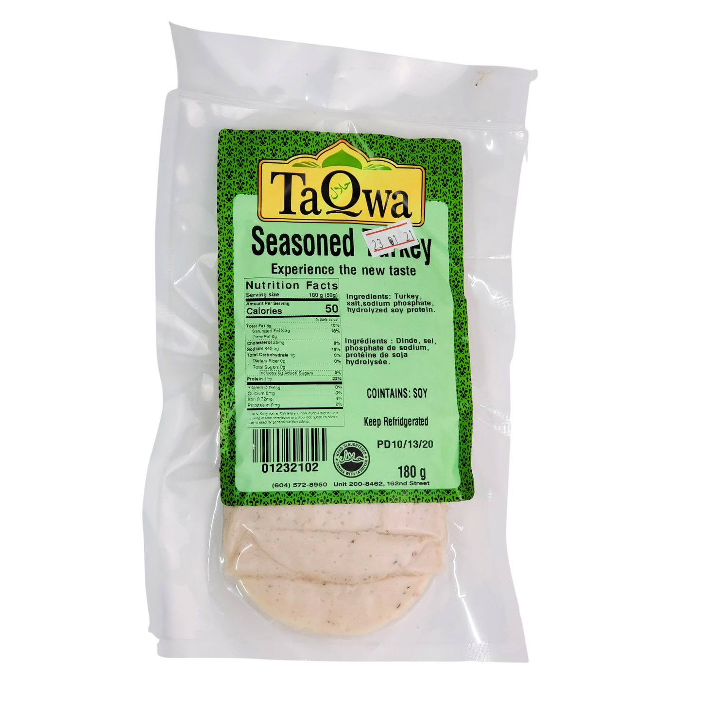 Taqwa Seasoned Turkey Halal 180g