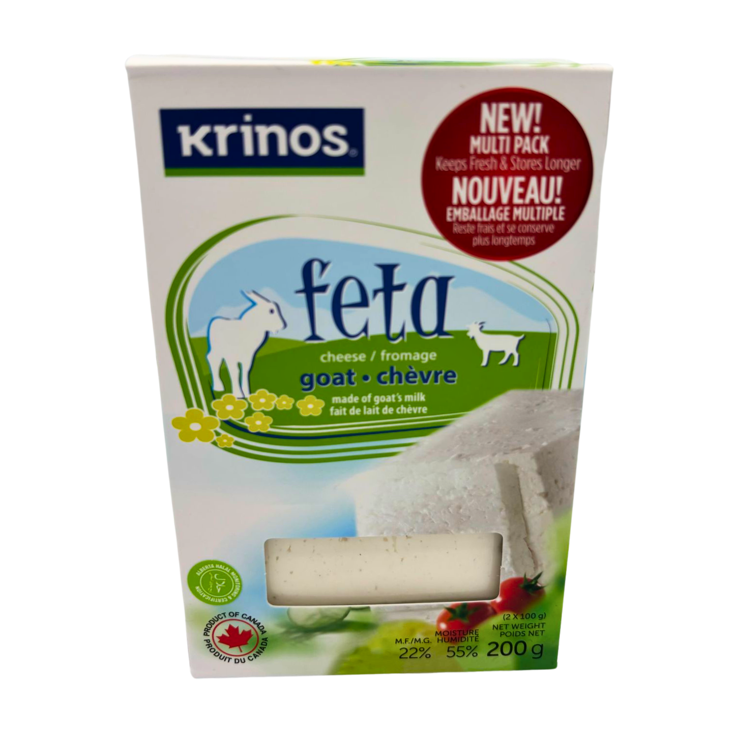 Krinos Feta Cheese Goat Milk 200g