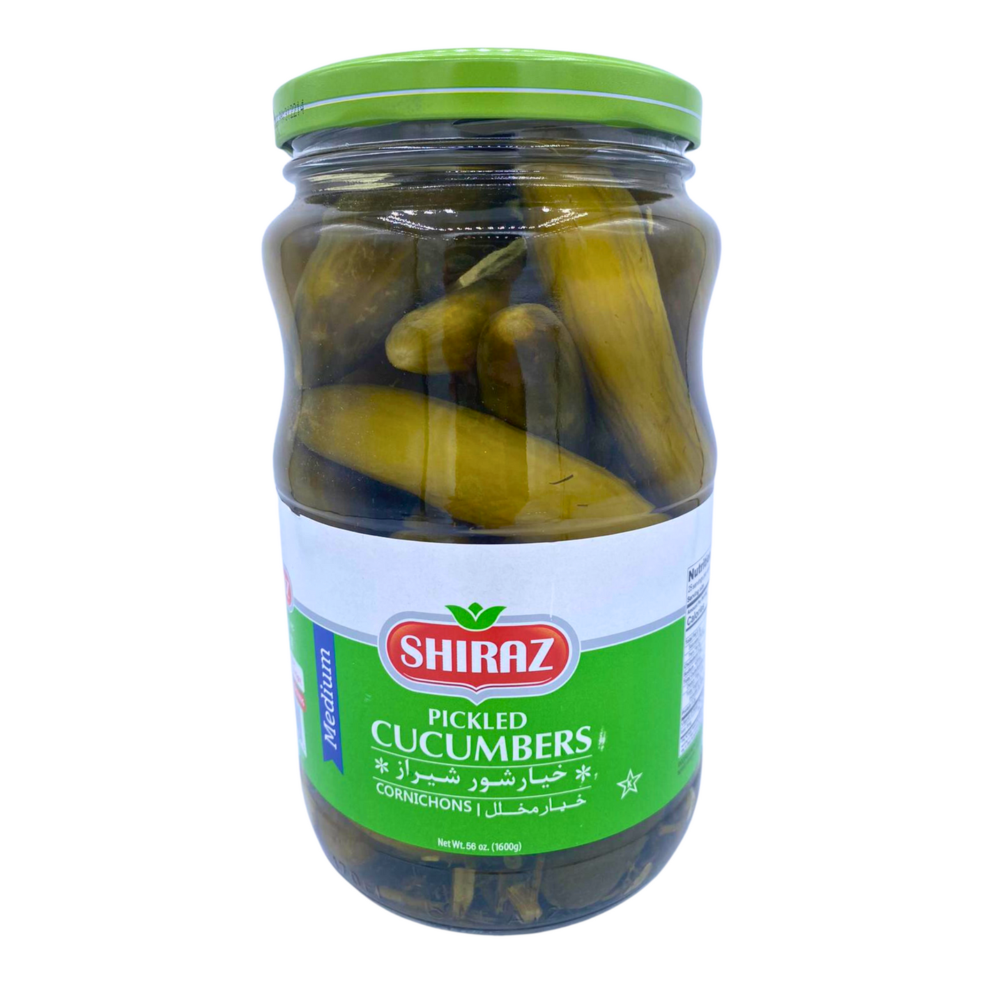 Shiraz Medium Pickled Cucumbers 1600g