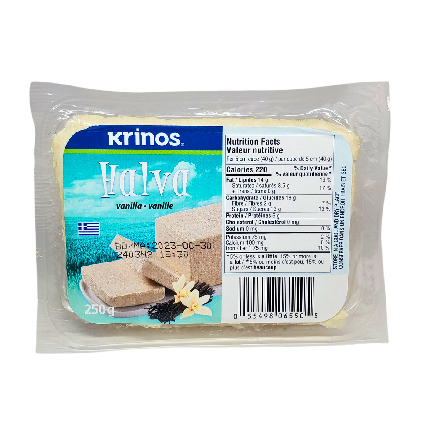 Krinos Halva Vanilla 250g