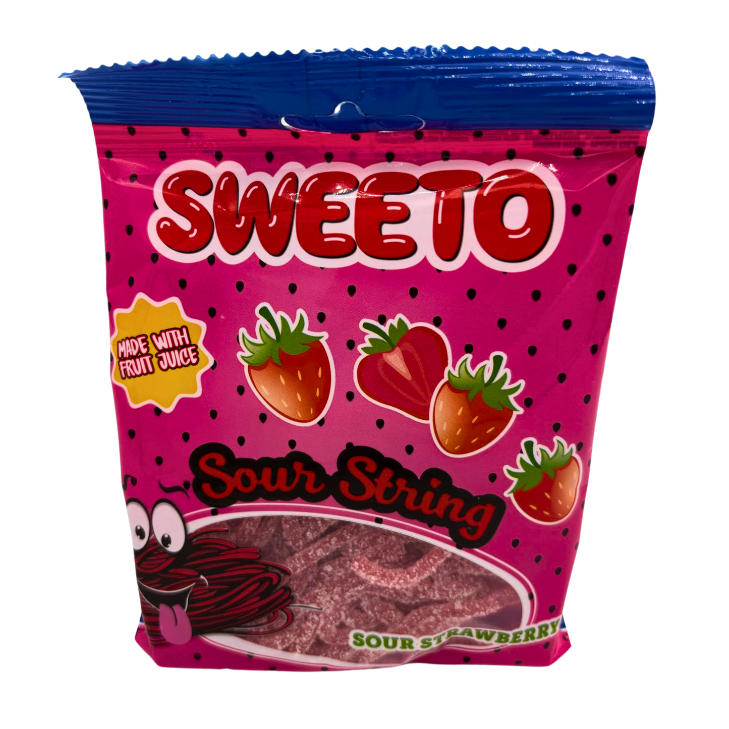Sweeto Sour String Strawberry With Fruit Juice