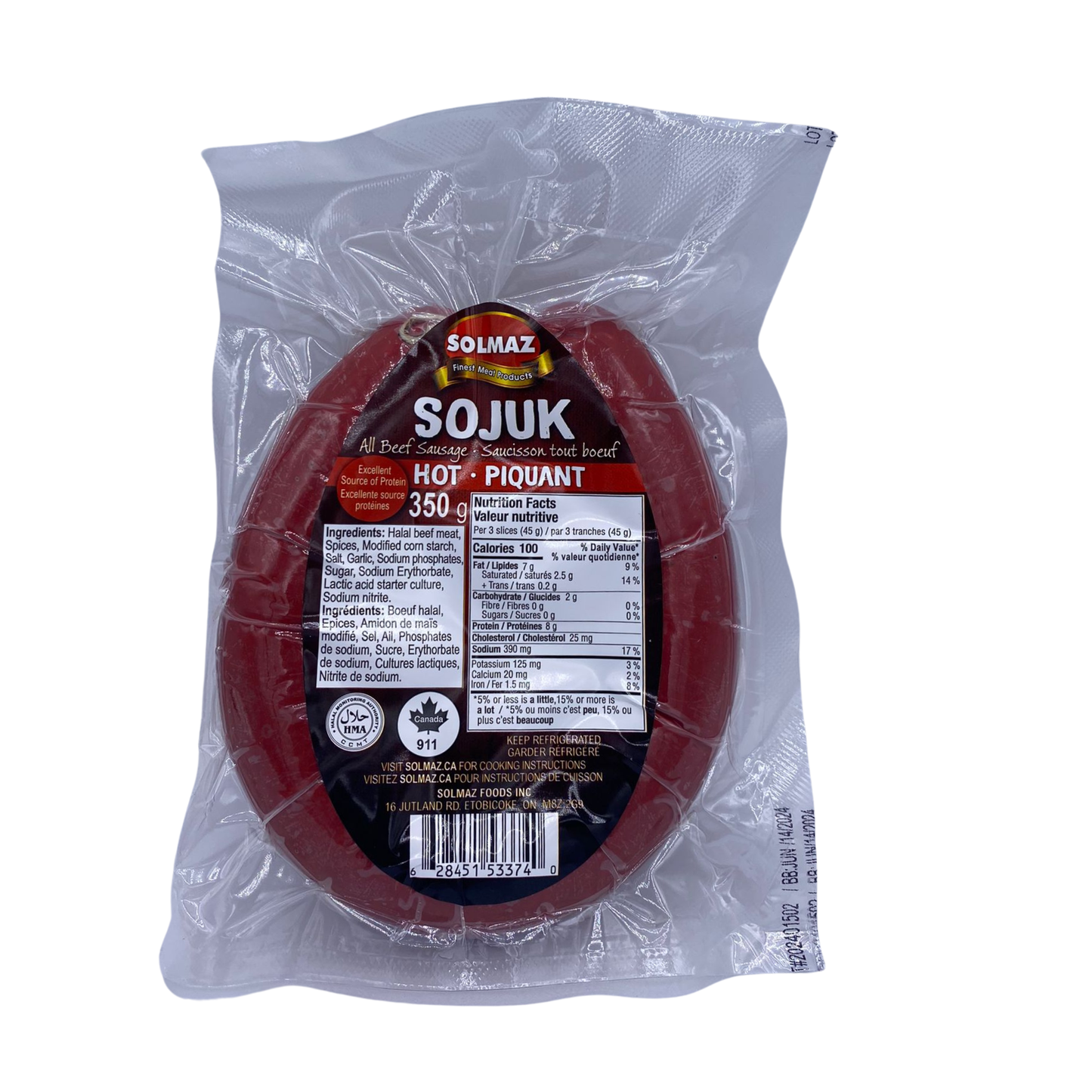 Solmaz Hot Sujuk