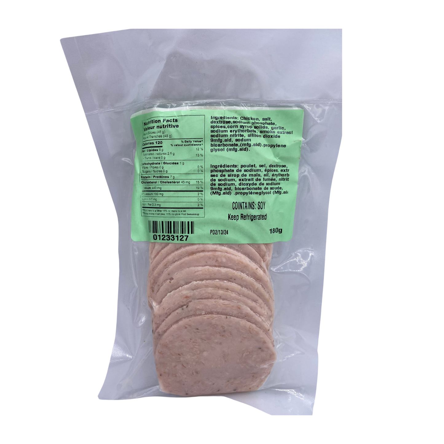 Taqwa Smoke Chicken Breakfast Slices Halal 180g