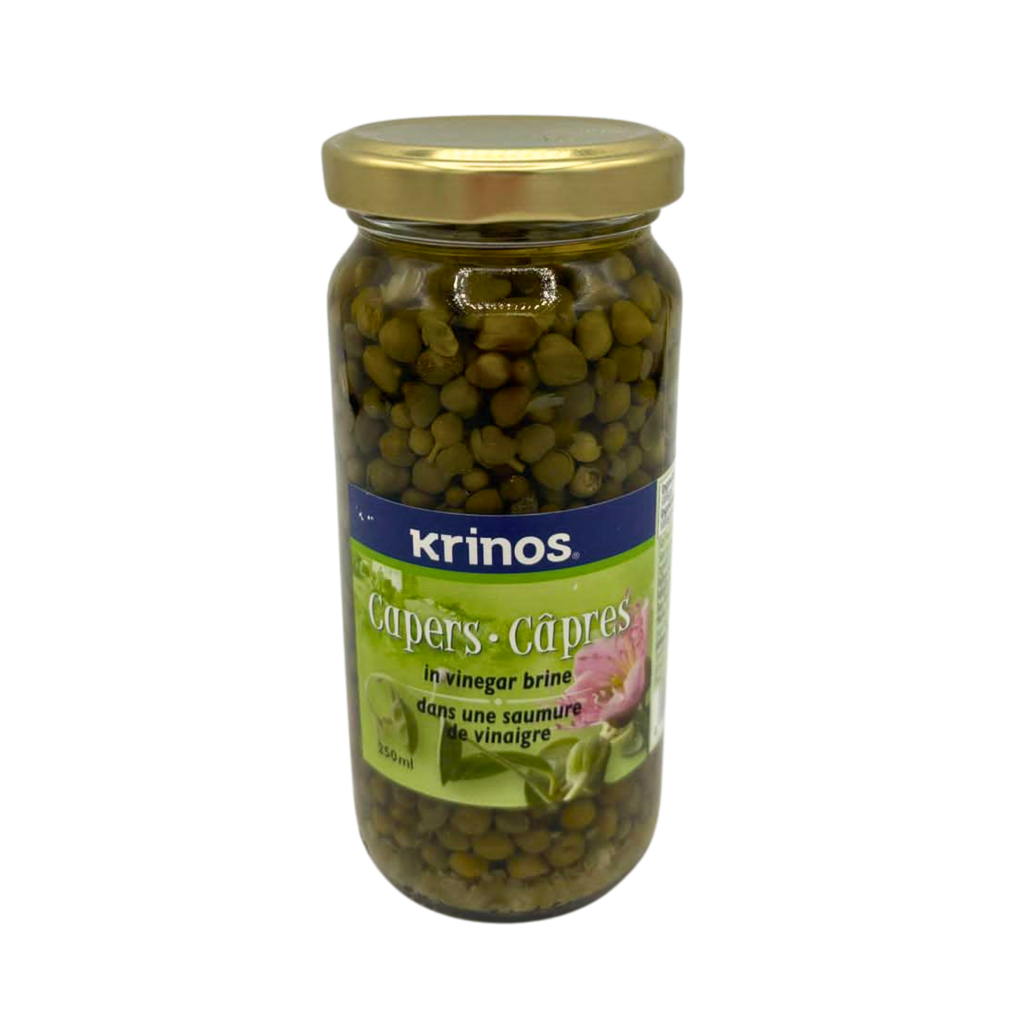 Krinos Capers in Vinegar Brine 250ml