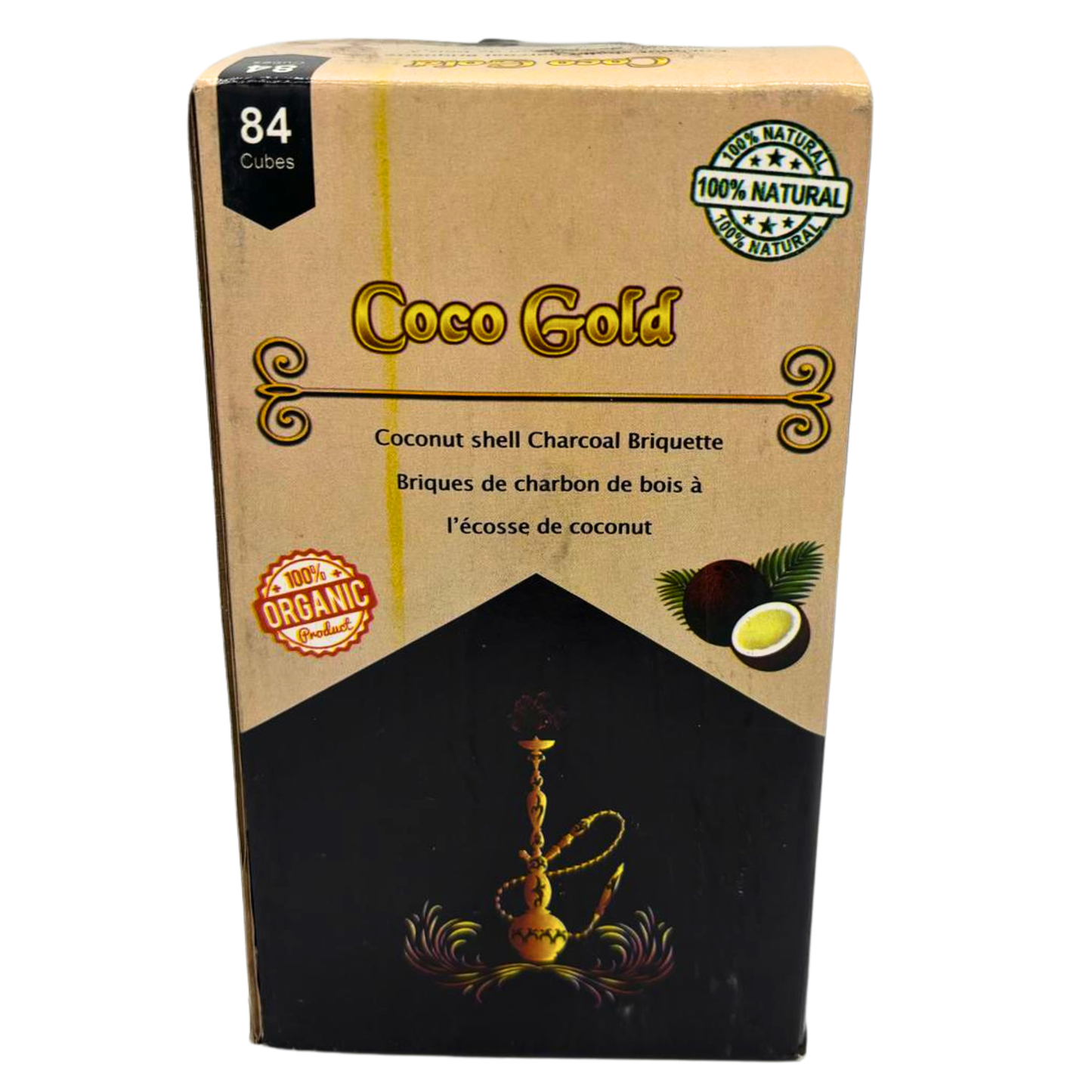 Coco Gold Coconut Charcoal 84 Cubes