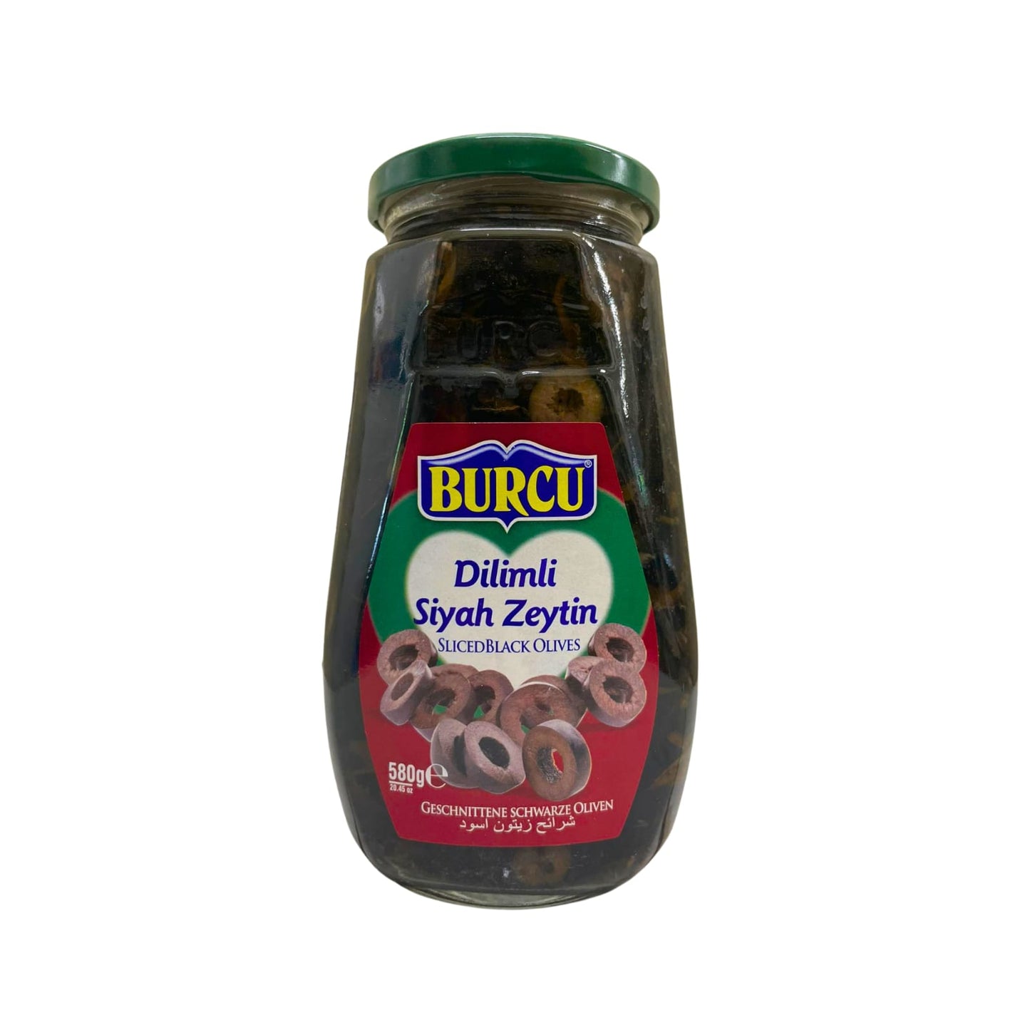 Burcu Black Olives Sliced 580g