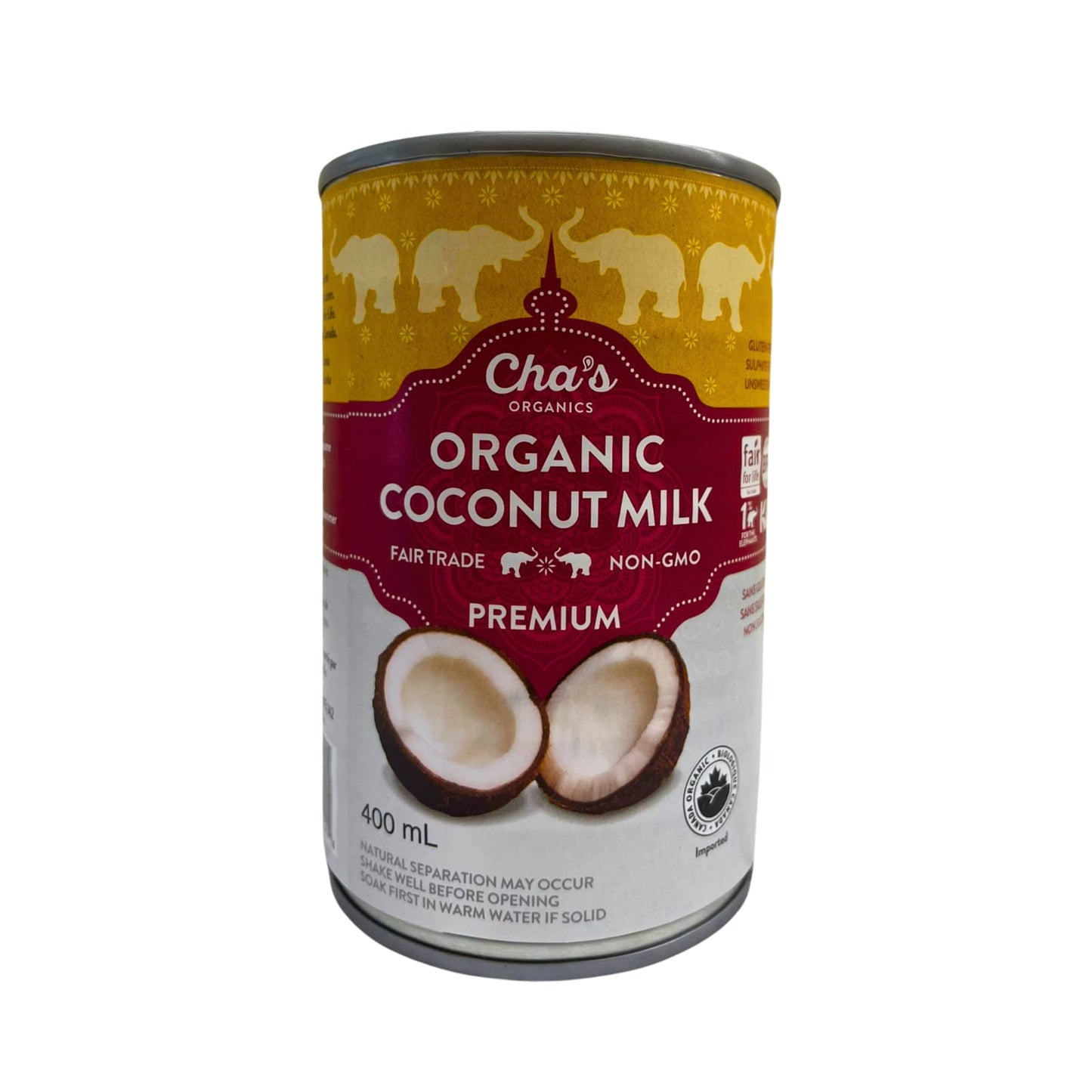 Cha's Coconut Milk 400ml