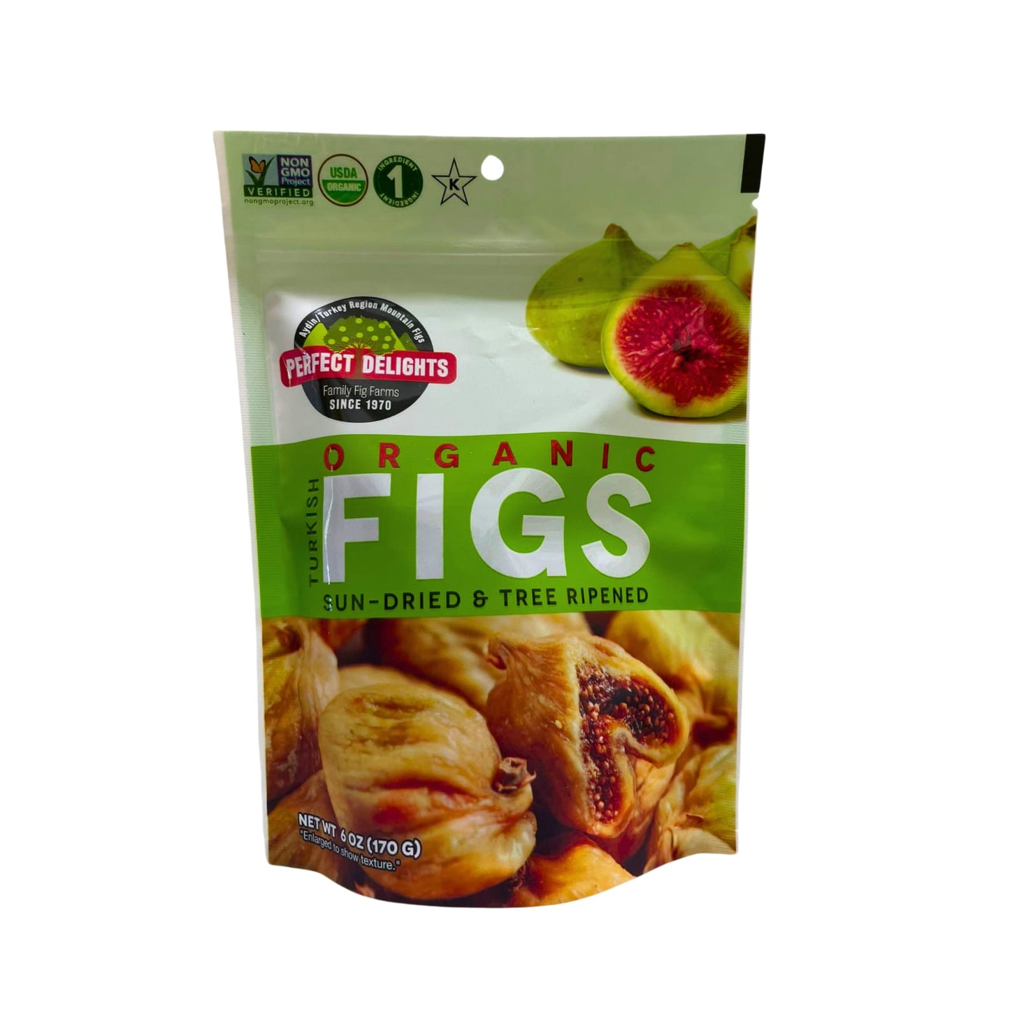 Perfect Delights Organic Dry Figs 170gm