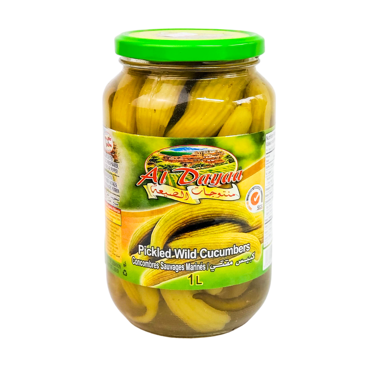 Al Daya Pickled Wild Cucumbers in Brine 1L