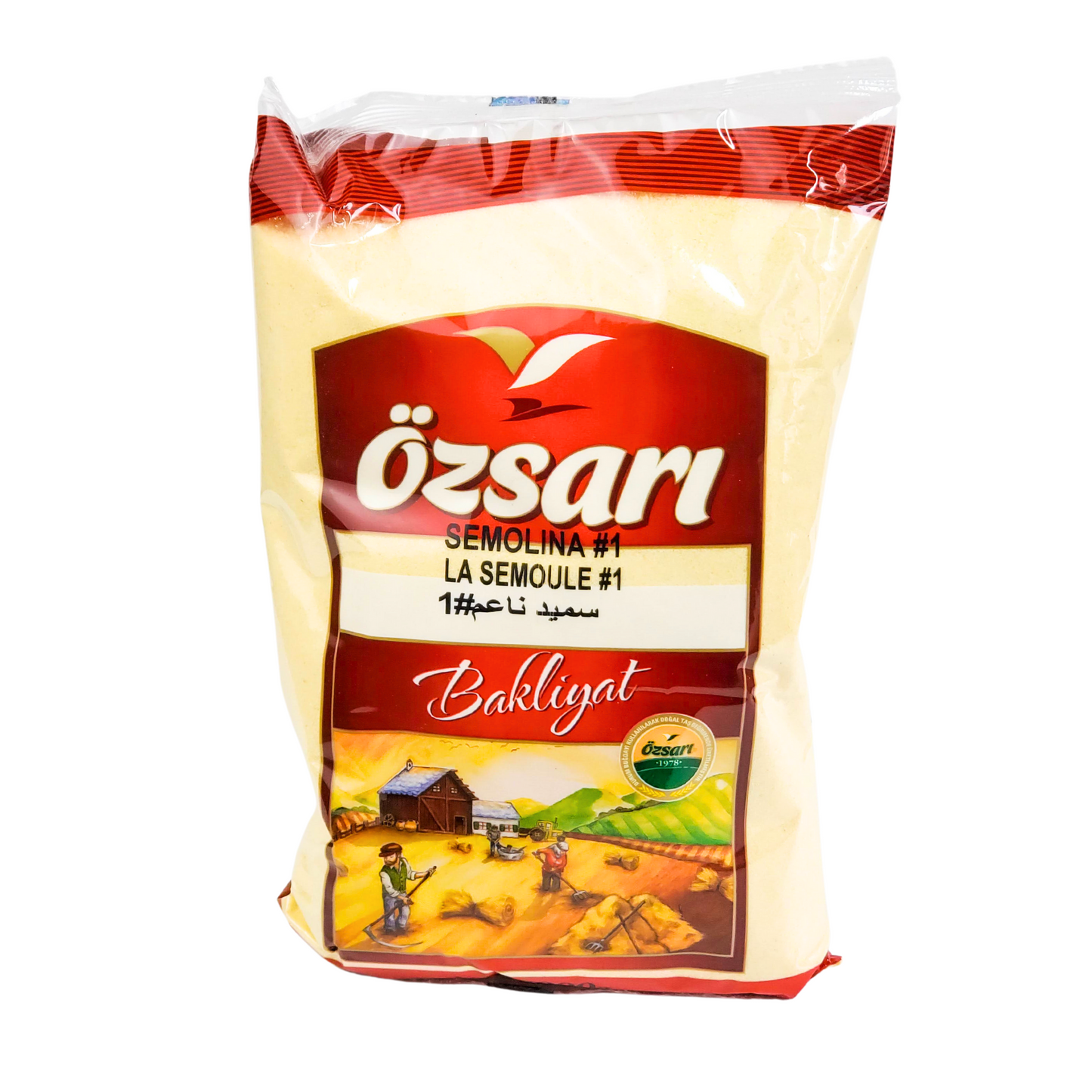 Ozari Semolina Fine#1 2lbs