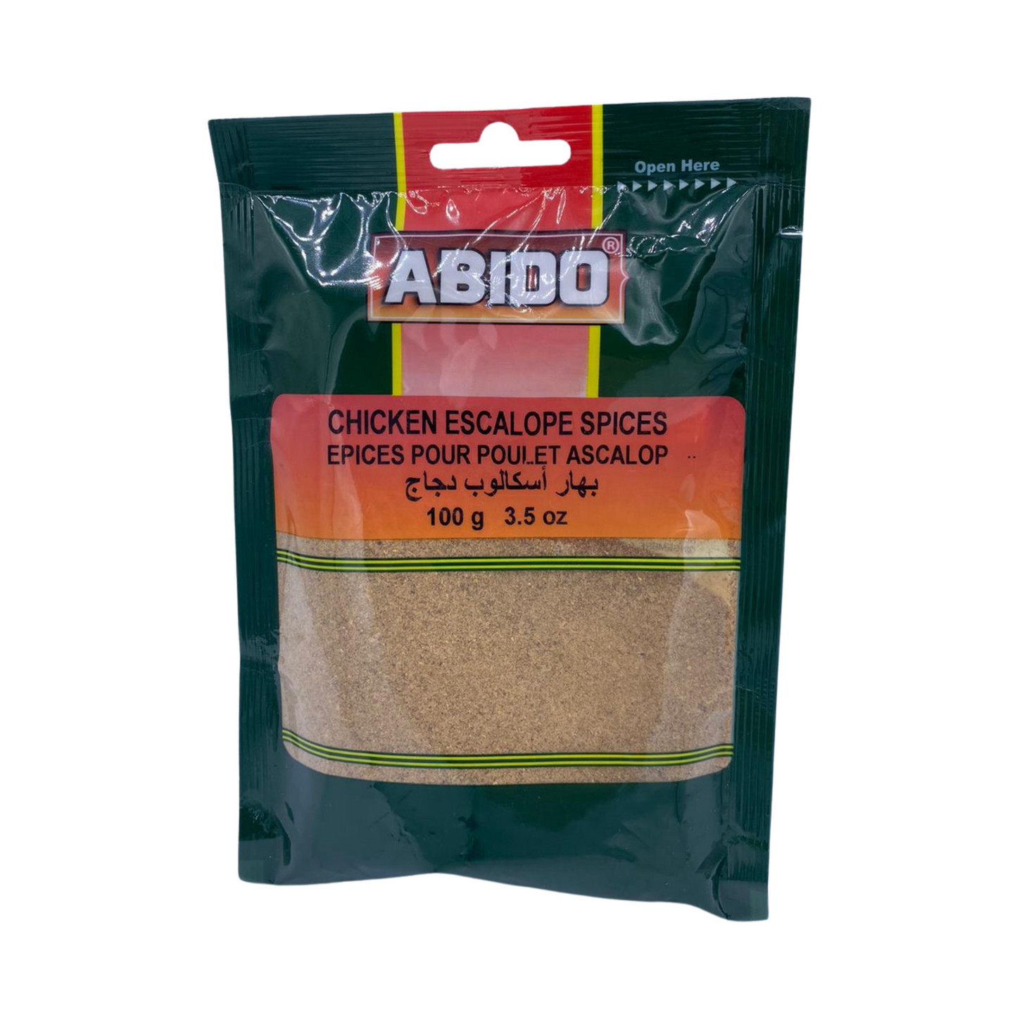 Abido Chicken Escalope Spices 100g