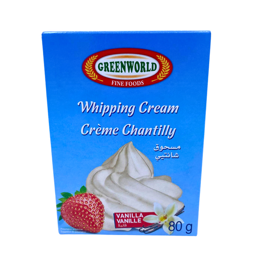 Greenworld Whipping Cream Vanilla 80g