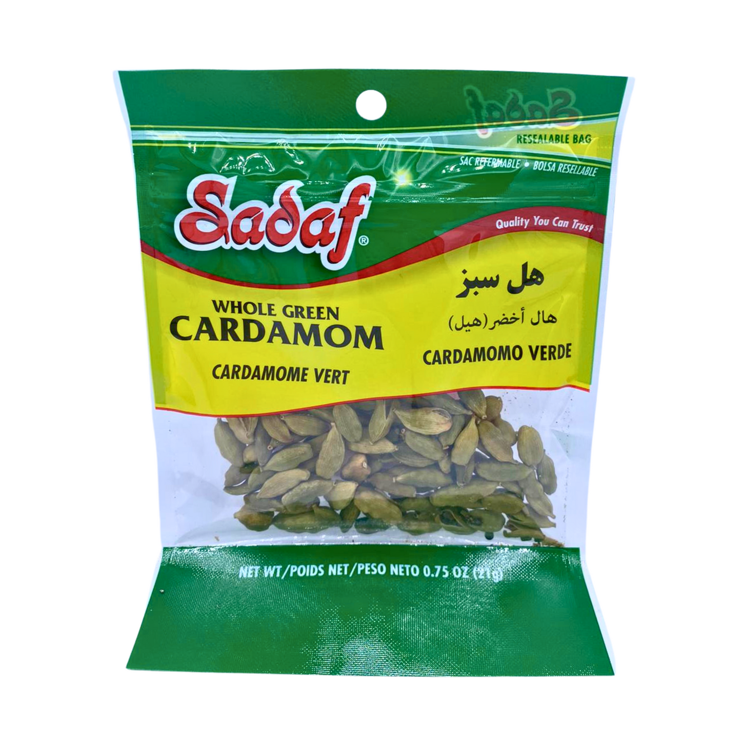 Sadaf Whole Green Cardamom 21g