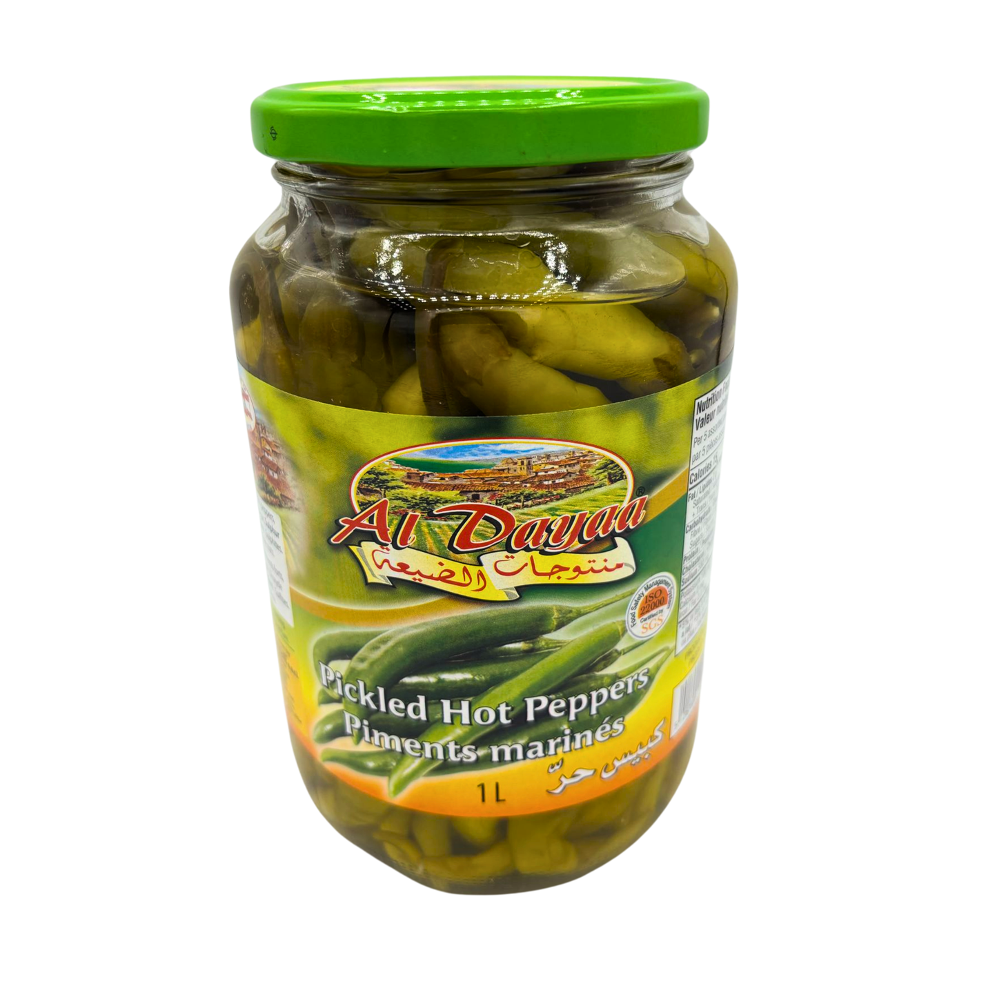 Al Dayaa Pickled Hot Peppers 1L