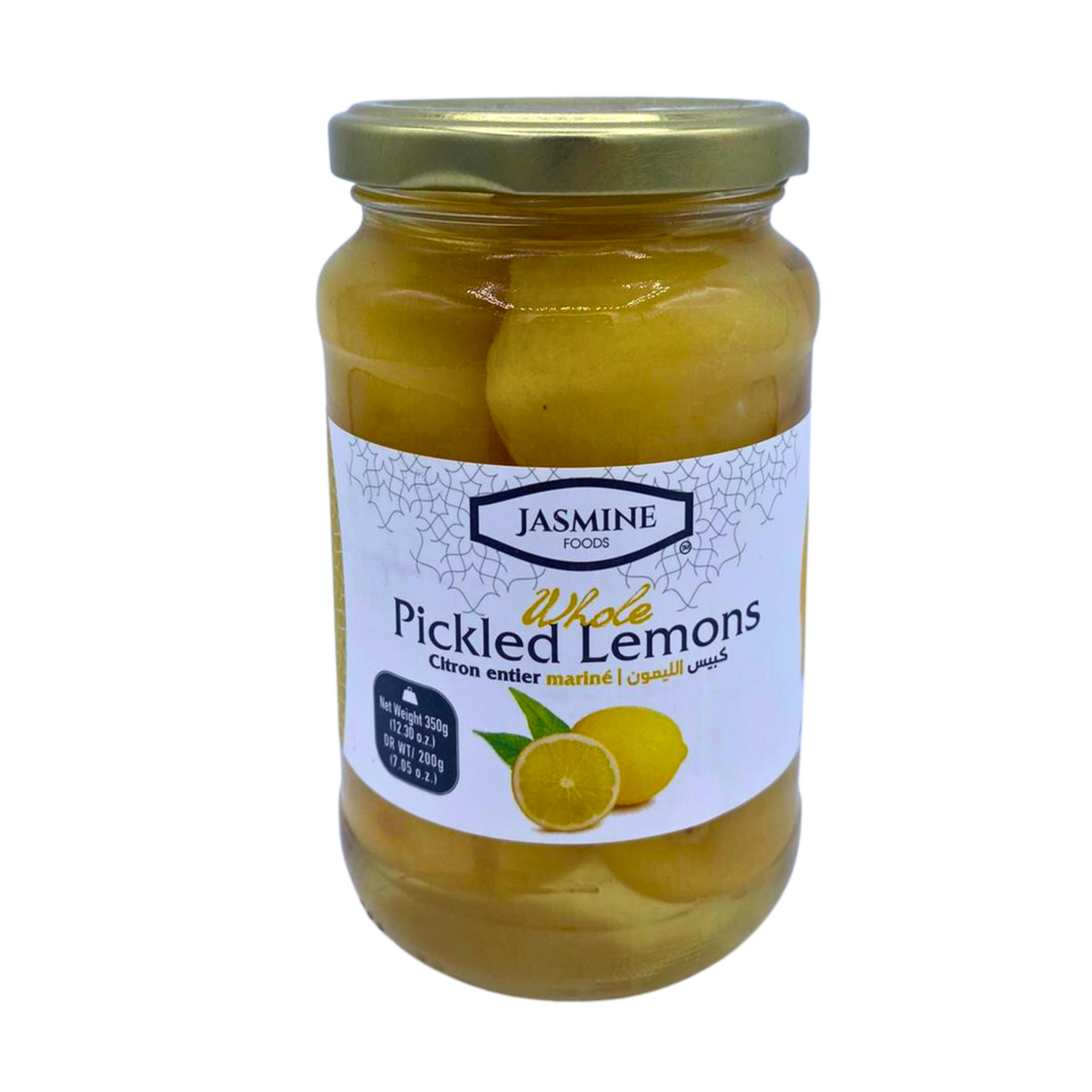 Jasmine Whole Pickled Lemons 350g