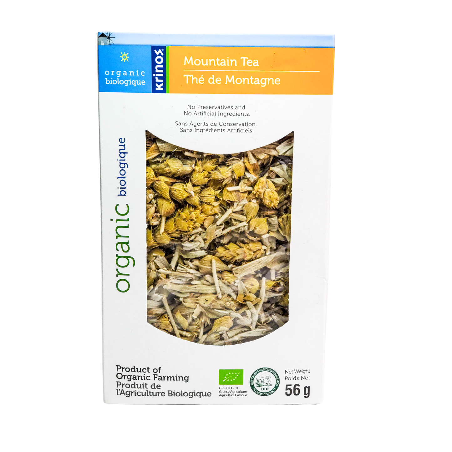 Krinos Organic Greek Mountain Tea 56g