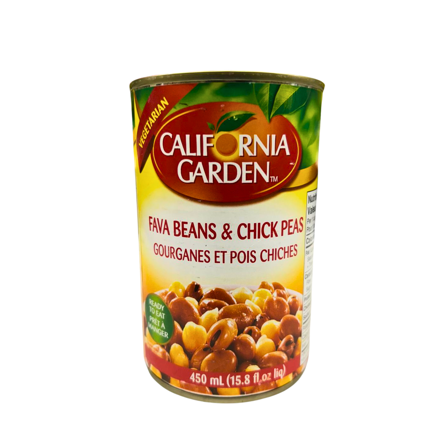 California Garden Fava Beans & Chick Peas 450g