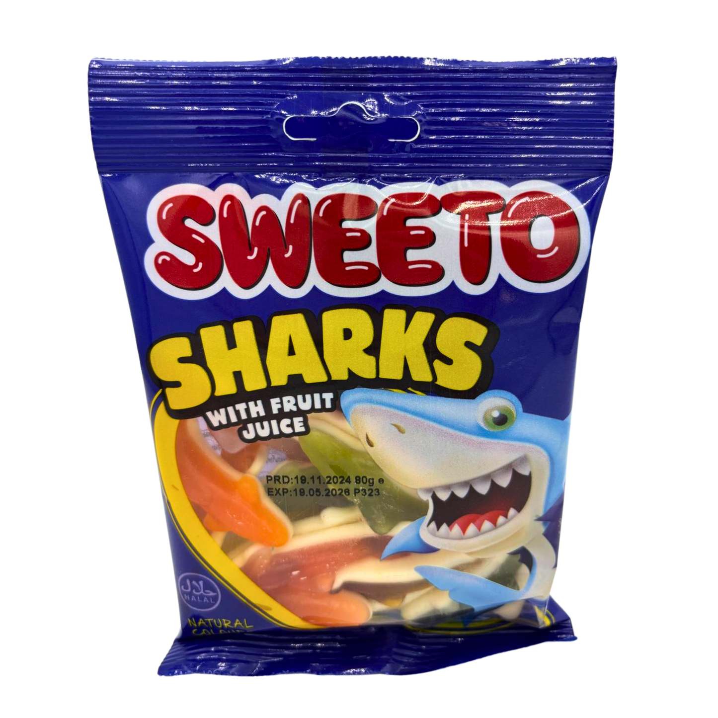 Sweeto Shark With Fruit Juice 80g