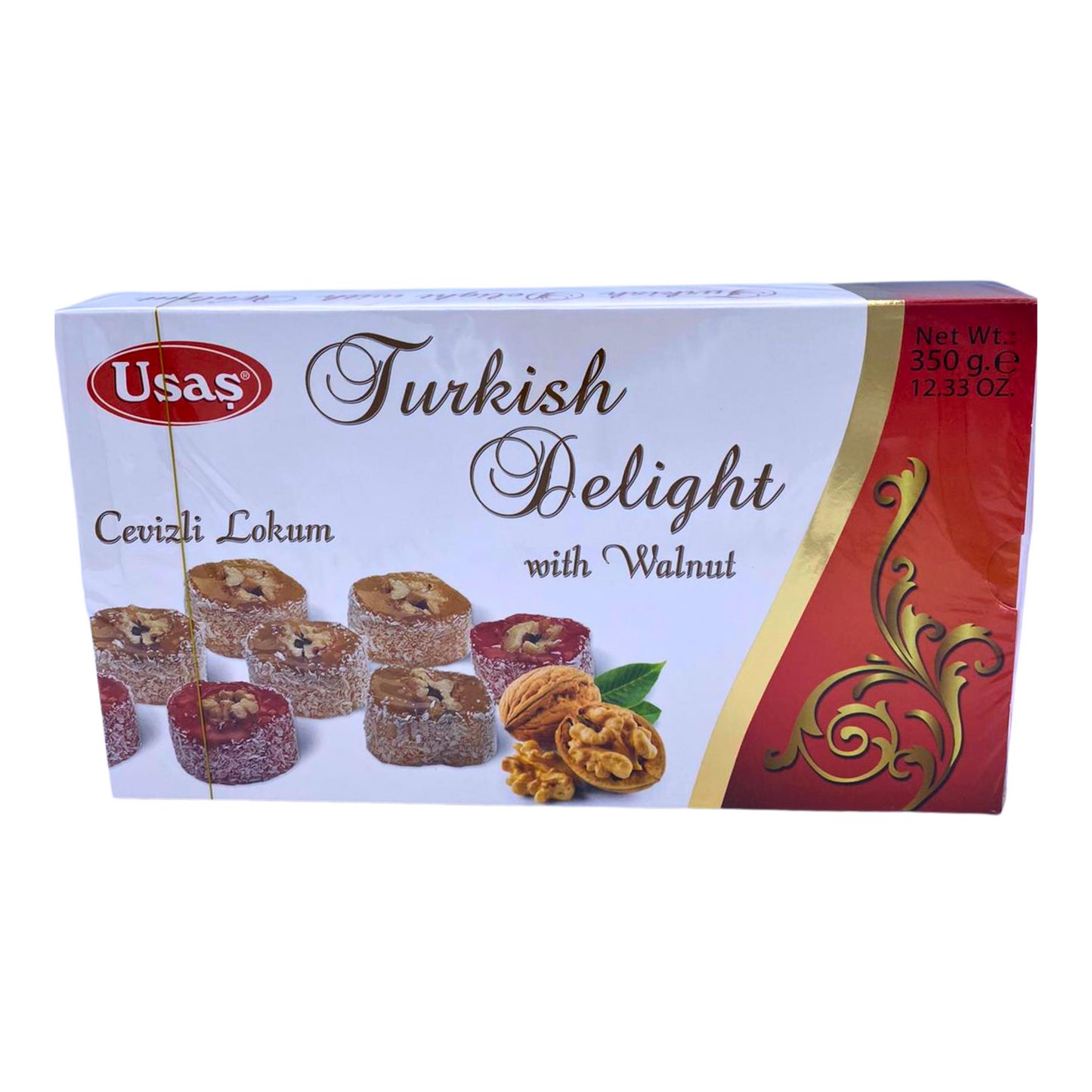 Usas  Lokumi X Turkish Delight with Walnut 350g