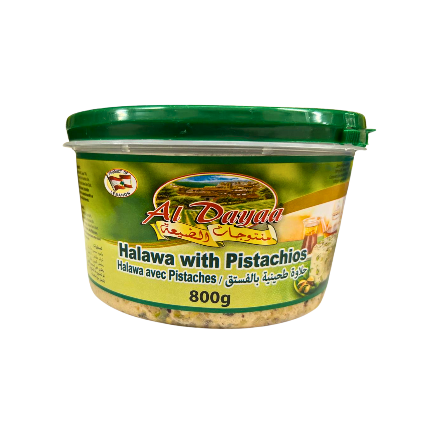 Al Dayaa Halawa With Pistachios 800g