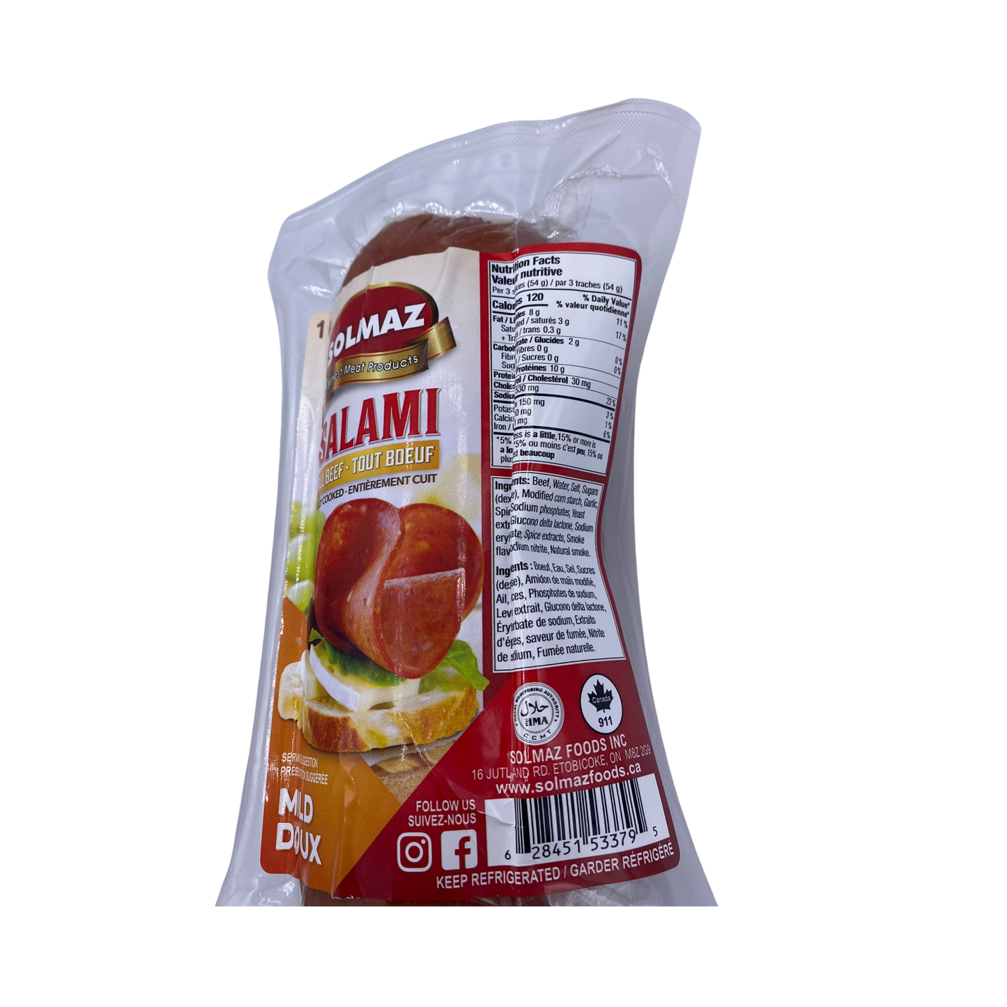 Solmaz Beef Salami 1kg