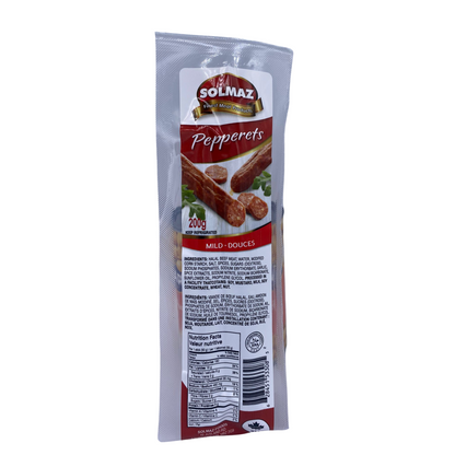 Solmaz Beef Pepperettes Mild 200 Gm