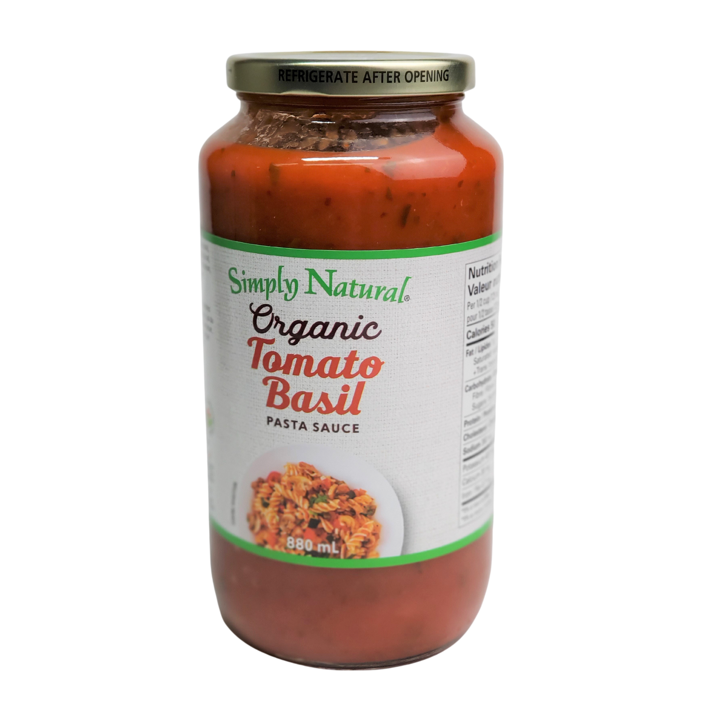 Simply Natural Organic Tomato Basil Pasta Sauce 880ml