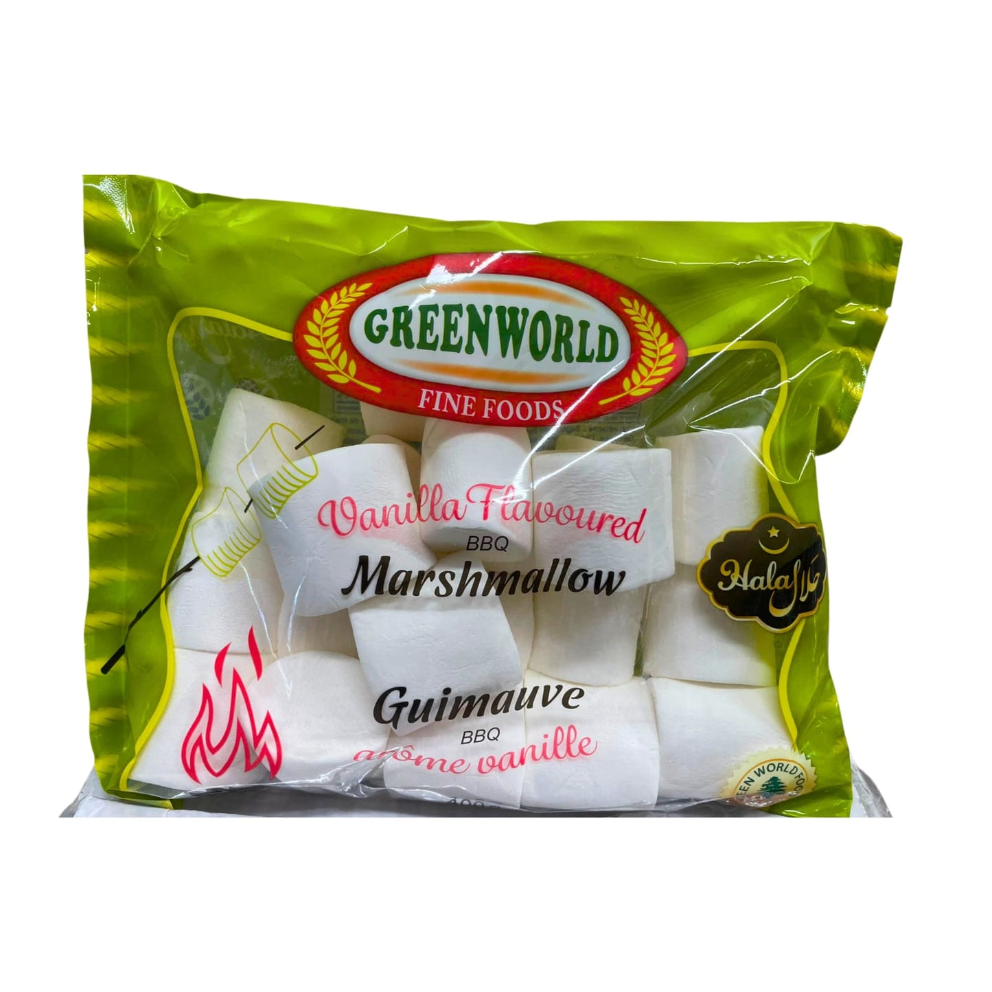 Greenworld Vanilla Flavoured BBQ Marshmallow 200g